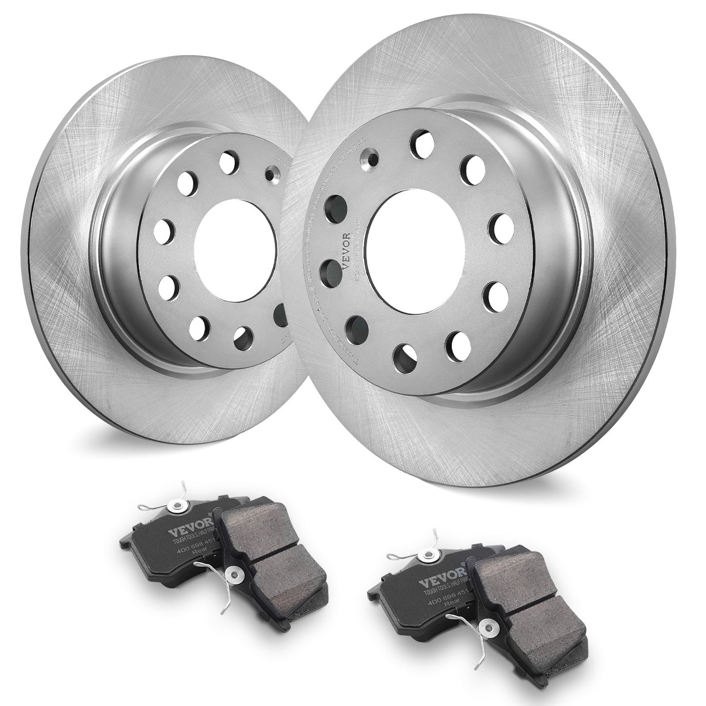 Rear Brake Kit Brake Rotors Brake Pad Replacement Kit for Audi A3(8P)