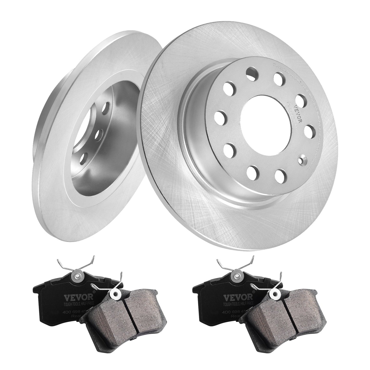 Rear Brake Kit Brake Rotors Brake Pad Replacement Kit for Audi A3(8P)