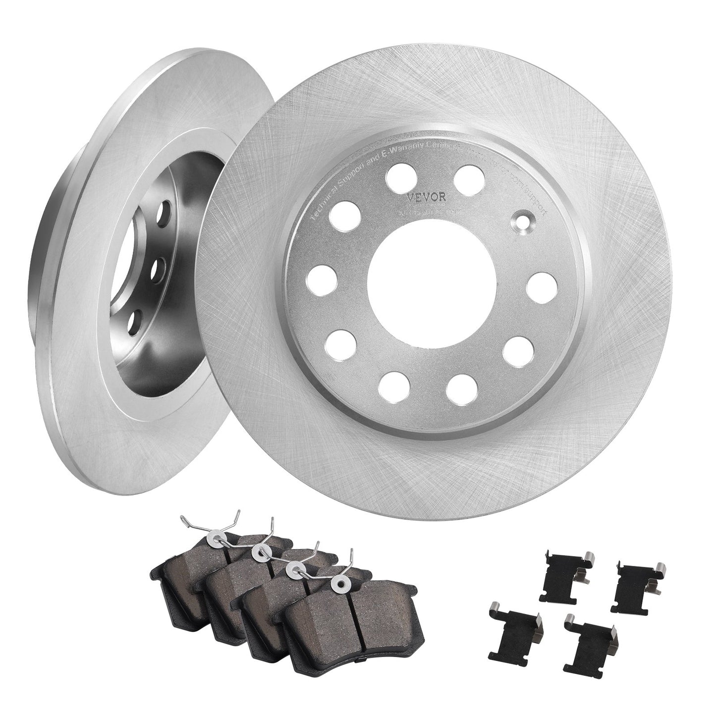 Rear Brake Kit Brake Rotors Brake Pad Replacement Kit for Audi A3(8P)