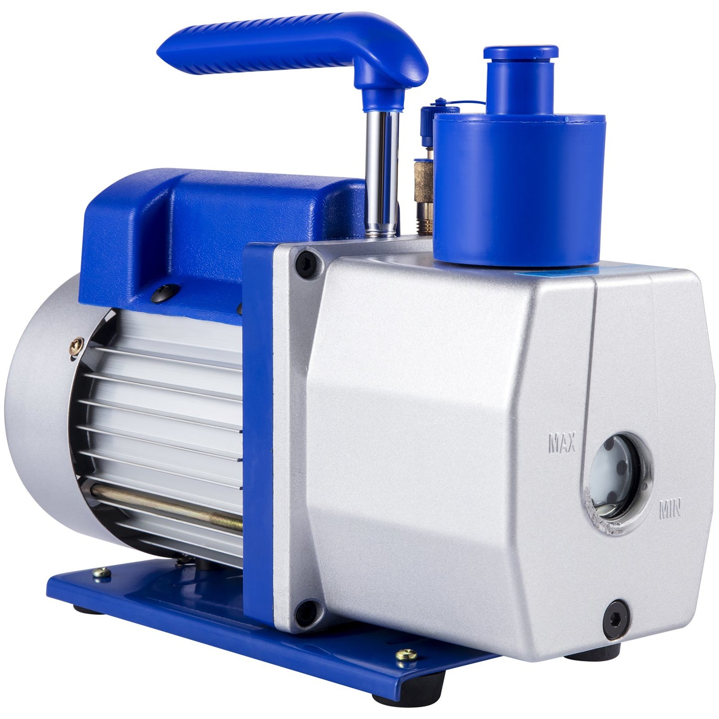 6 CFM 1/2 HP Refrigeration Vacuum Pump, 2 Stage Air Vacuum Pump AC Refrigeration Kit, Vacuum Forming Refrigeration Vacuum Packing, 1/2 HP HVAC Combo Air Conditioning Refrigeration