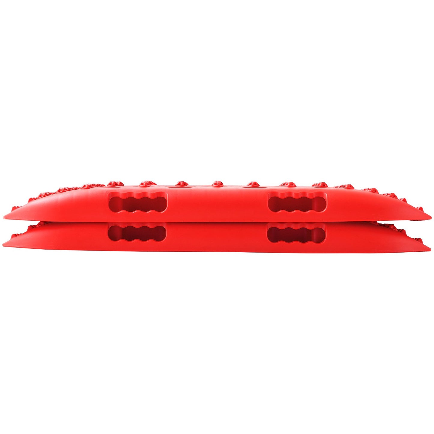 2PCS Traction Boards med PP för Mud Snow Sand Storage Bag Kort Röd