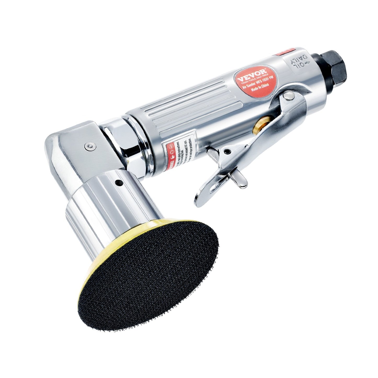 Mini Air Sander, 1"/2"/3" Random Orbital Air Sander, 15000r/min High Speed Mini Pneumatic Sander Polishing Machine for Car Body Work, 58PCS Air Powered Sanding Kit with Wavy Sponges, Sandpaper, Wool Pad