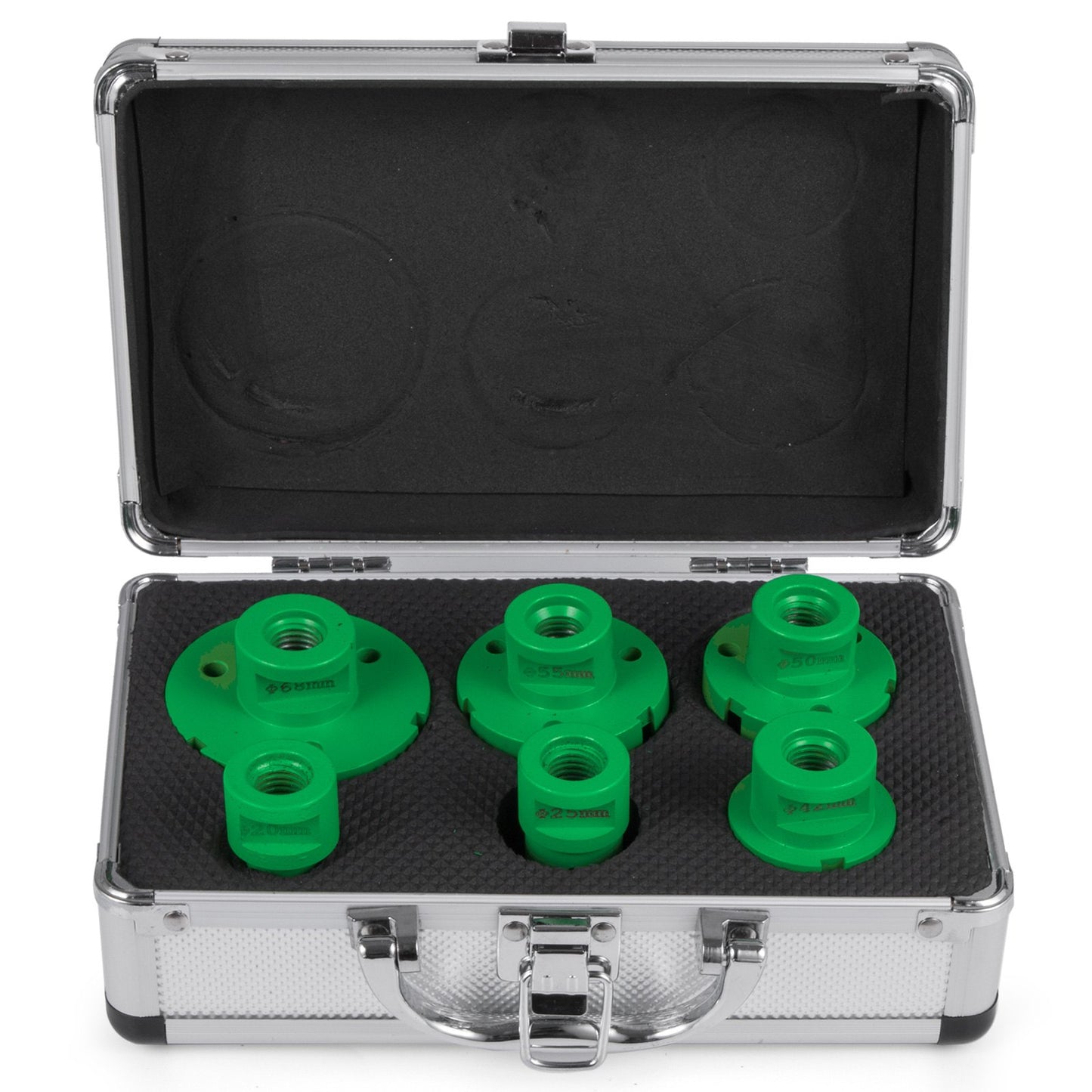 6PCS Diamond Hole Saw Set Diamond Drill Core, M14 20/35/38/43/50/60MM Hole Saw Drill, M14 Thread Precision Drilling for Tile Ceramic Granite