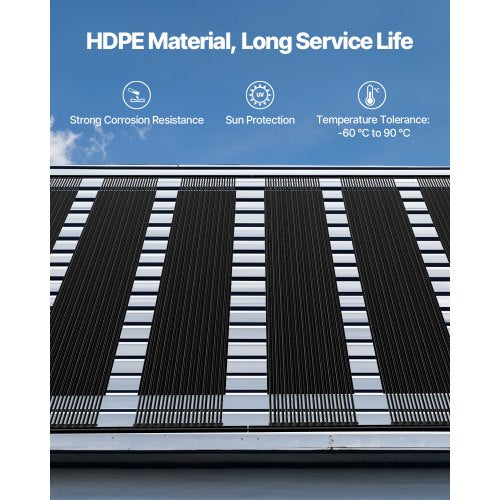 Solar Pool Heater 4 x 10 ft Above Ground Pool Heating System (4 Panels) | EU