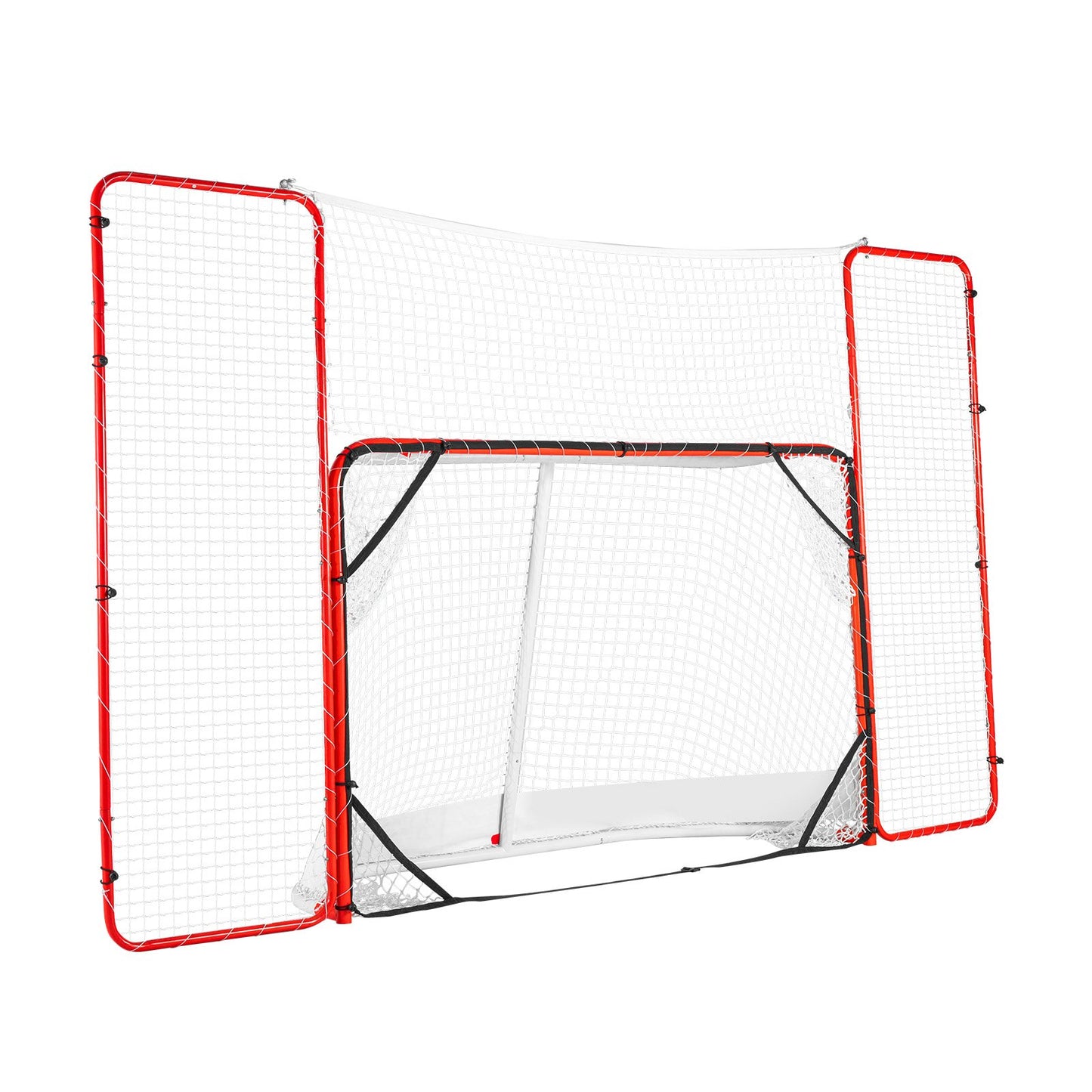Hockey Goal med Backstop och Targets Street Outdoor Steel Hockey Net 72
