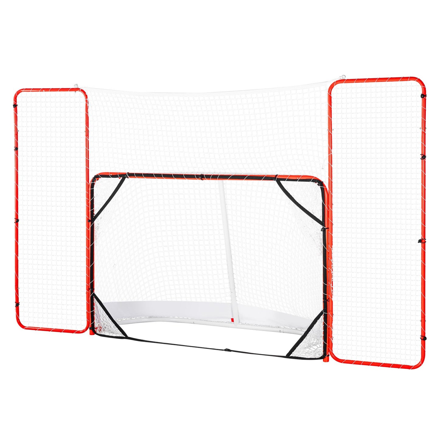 Hockey Goal med Backstop och Targets Street Outdoor Steel Hockey Net 72