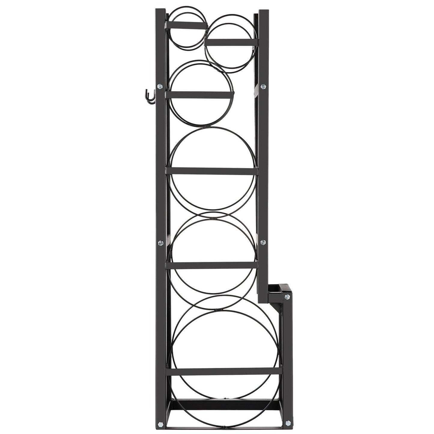 Kältemitteltankgestell mit 1 x 50 lb, 2 x 30 lb und 3 kleinen Flaschen, Flaschentankgestell, 48,5 x 15 x 11 Zoll Kältemittelflaschengestell, Gasflaschengestell und Halter für die Lagerung von Gas, Sauerstoff und Stickstoff