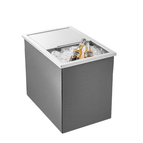27,1L Drop-in-islåda Iskylare Islåda Rostfritt Stål 455x305x385mm | EU