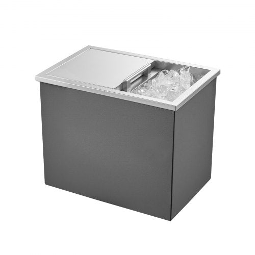 27,1L Drop-in-islåda Iskylare Islåda Rostfritt Stål 455x305x385mm | EU