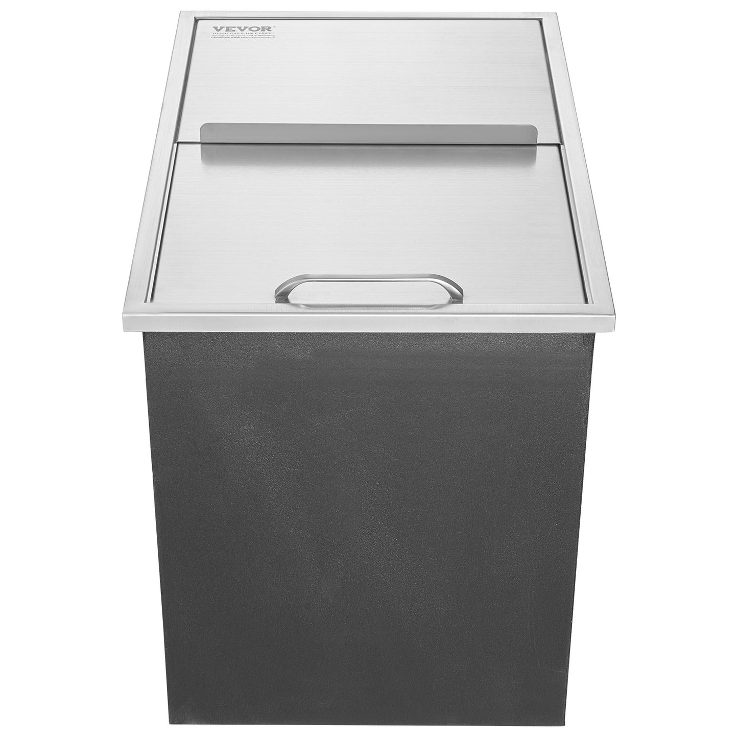27"x18"x21" Drop in Ice Chest Ice Cooler Ice Bin Rostfritt stål med lock