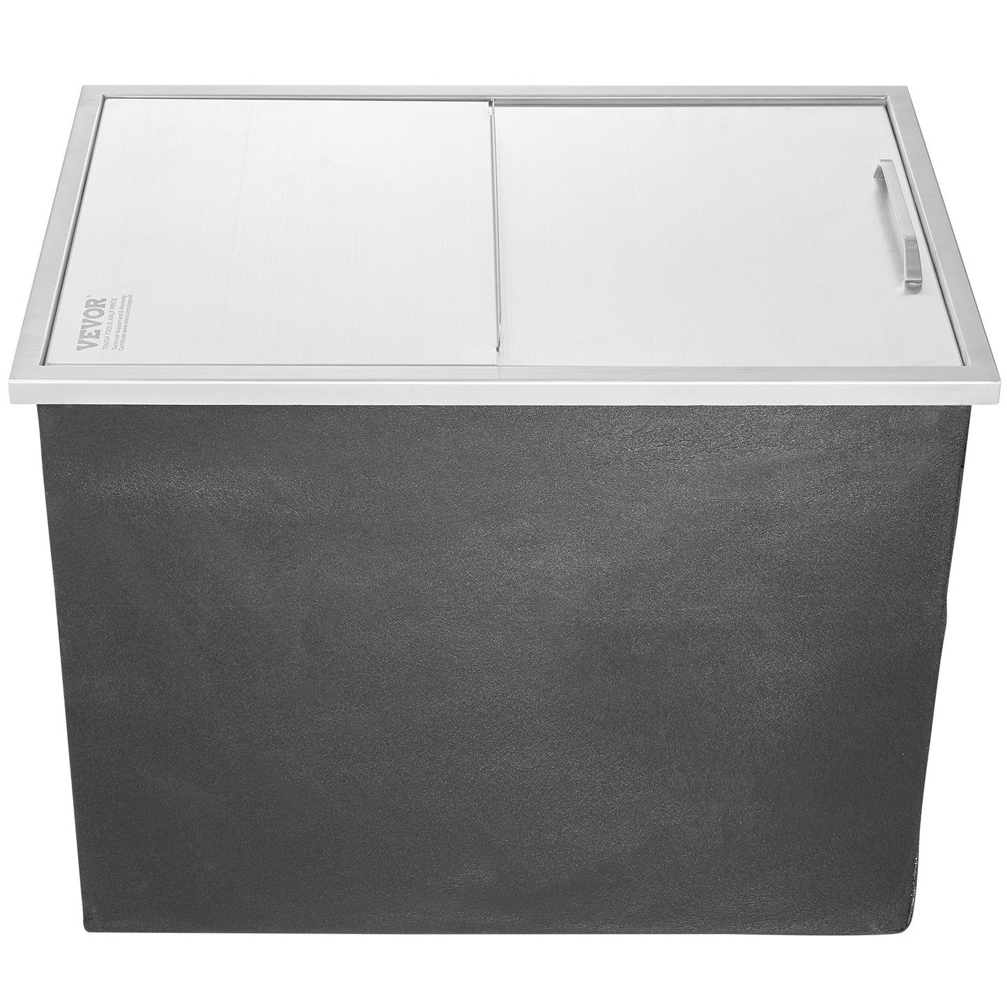27"x18"x21" Drop in Ice Chest Ice Cooler Ice Bin Rostfritt stål med lock