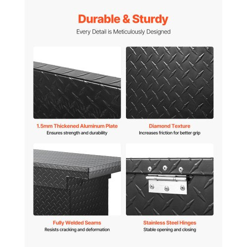 Crossover Tool Box 72x20x14 Inch Robust Aluminum Tool Box for Truck Beds