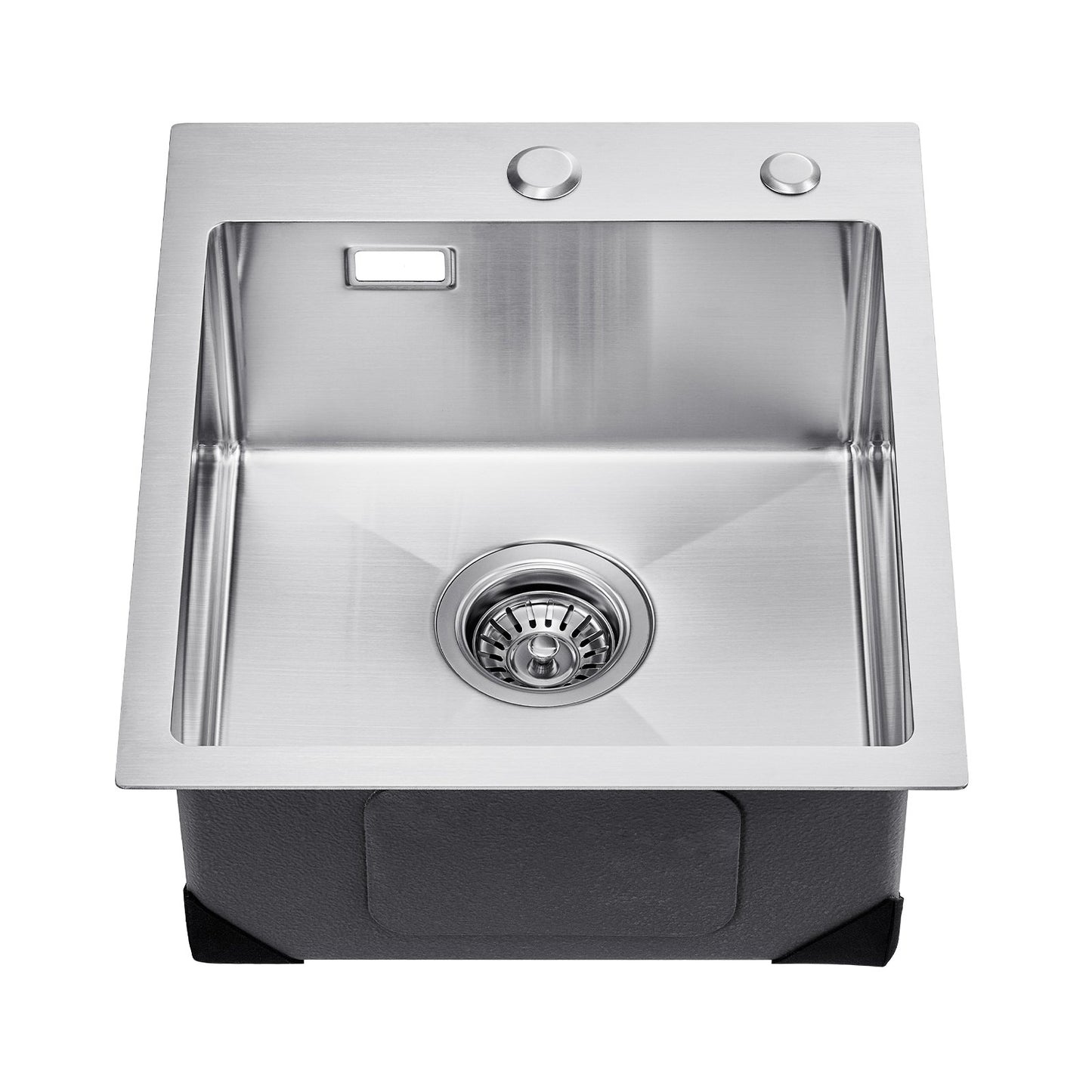 40cm Sink Top Mount Single Bowl Drop-In Basin Stainless Steel Bar