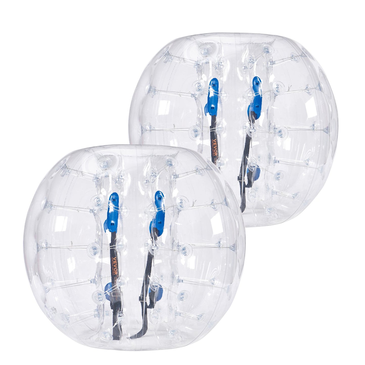 Inflatable Bumper Balls 2-Pack, 4FT/1.2M Body Sumo Zorb Balls for Teen, 0.8mm Thick PVC Human Hamster Bubble Balls for Outdoor Team Play Games, Bumper Bopper Toys for Garden, Yard, Park