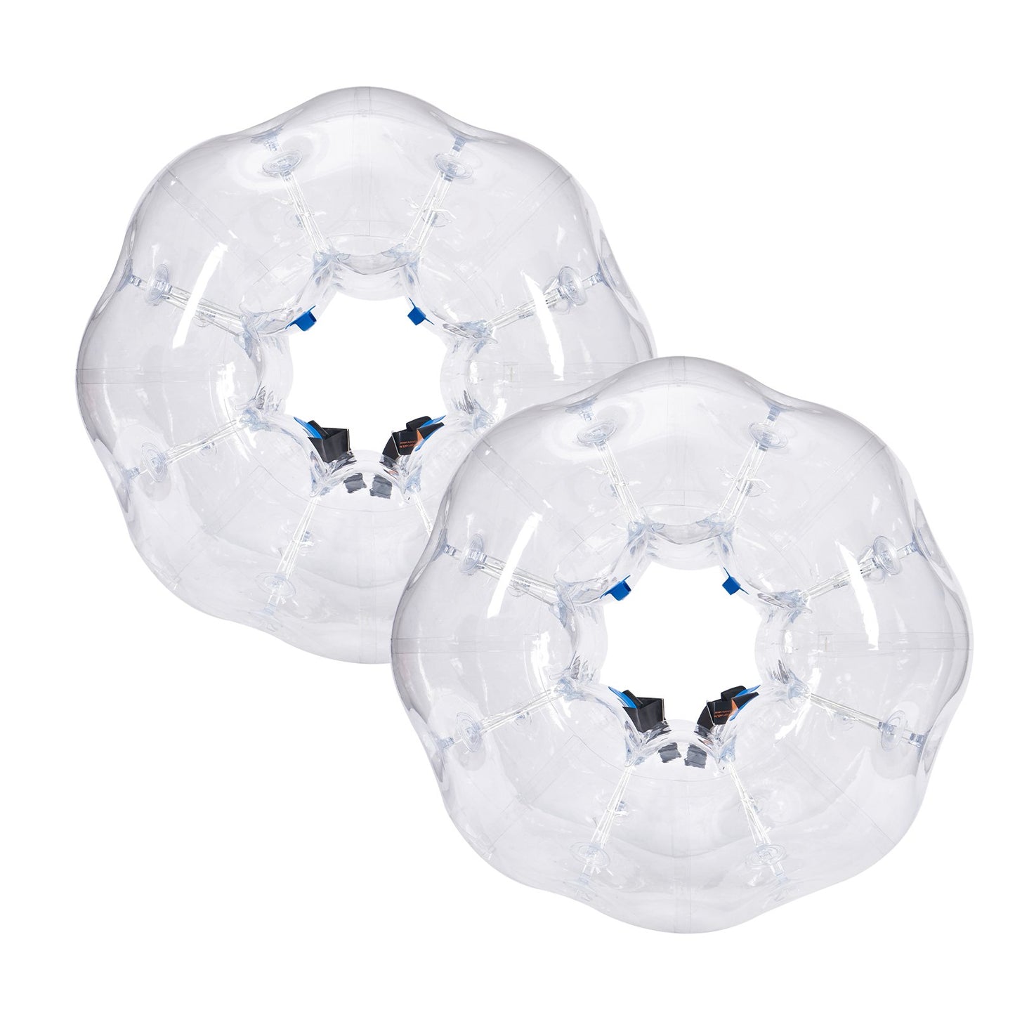 Inflatable Bumper Balls 2-Pack, 4FT/1.2M Body Sumo Zorb Balls for Teen, 0.8mm Thick PVC Human Hamster Bubble Balls for Outdoor Team Play Games, Bumper Bopper Toys for Garden, Yard, Park