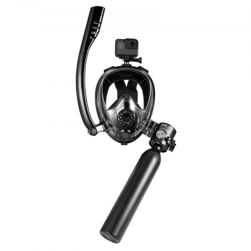 0,5 L Scuba Tank 32,81 ft Dykdjup Lungtank Kit med snorkelmask | EU