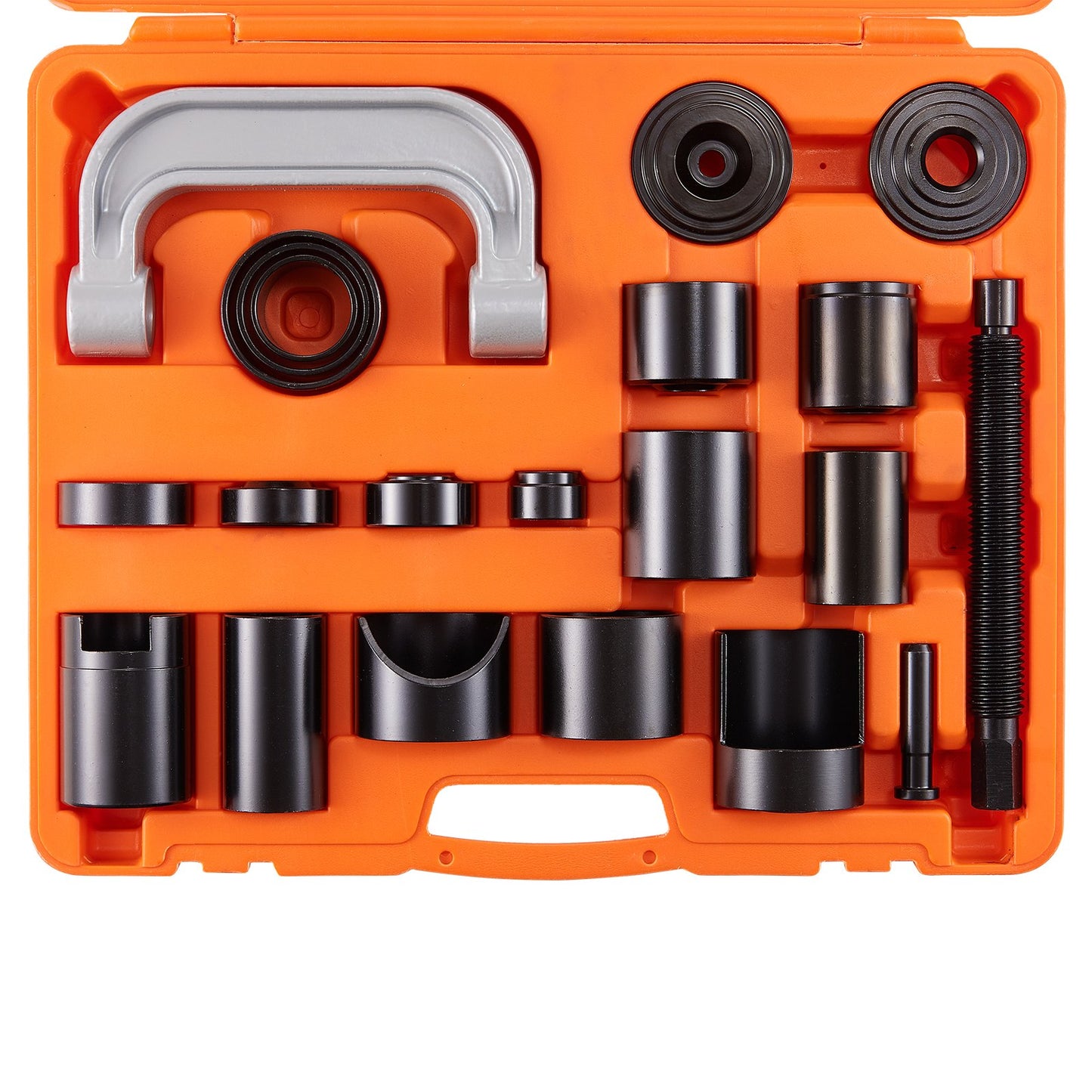 Ball Joint Press Kit, 21 Pcs Tool Set, C-press Ball Joint Remove and Install Tool, for Most 2WD and 4WD Cars, Heavy Duty Ball Joint Repair Kit for Car Repair