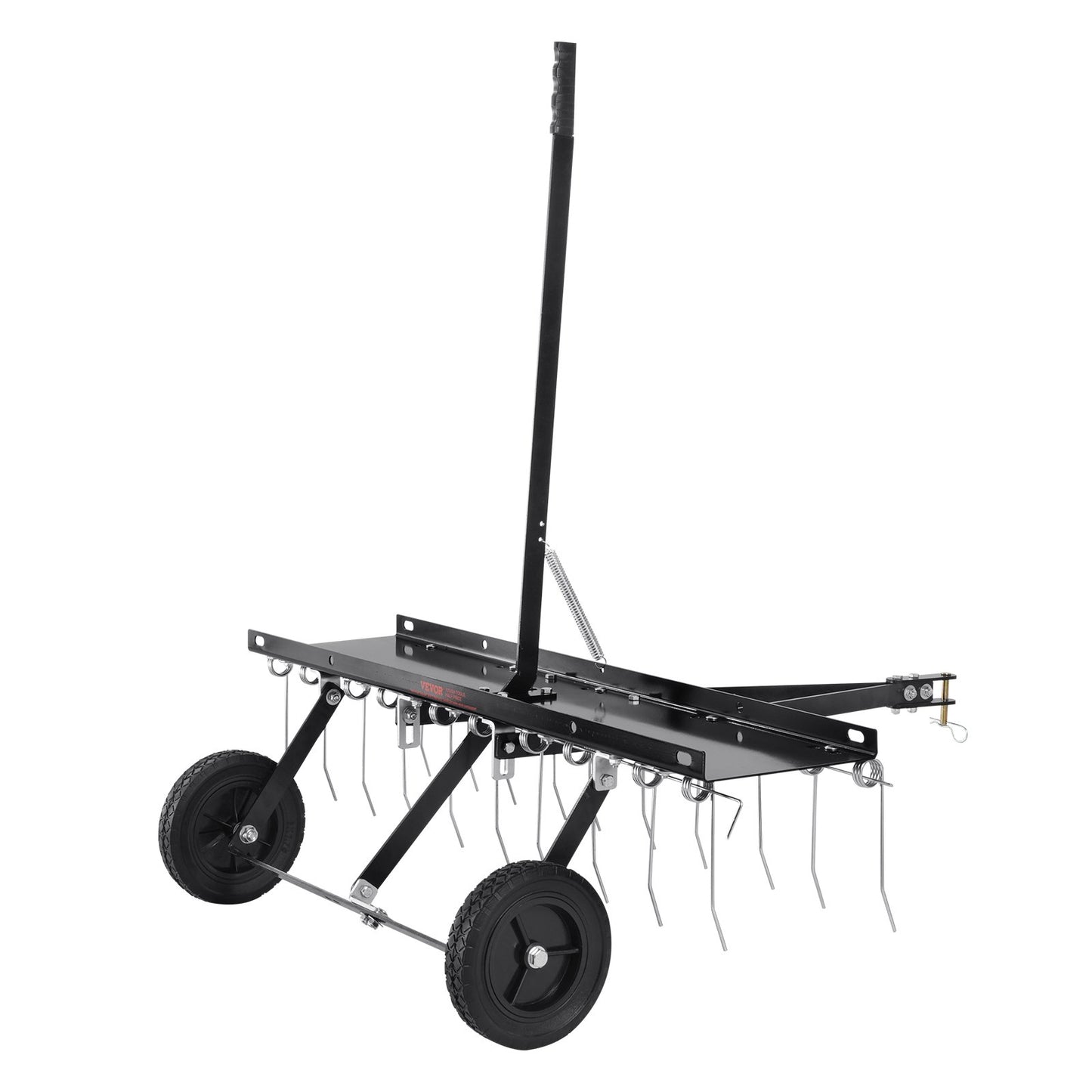 Vertikutierer zum Hinterherziehen, 101,6 cm, Rasenvertikutierer, Rechen für Geländefahrzeuge oder Rasenmäher, 20 Zinken