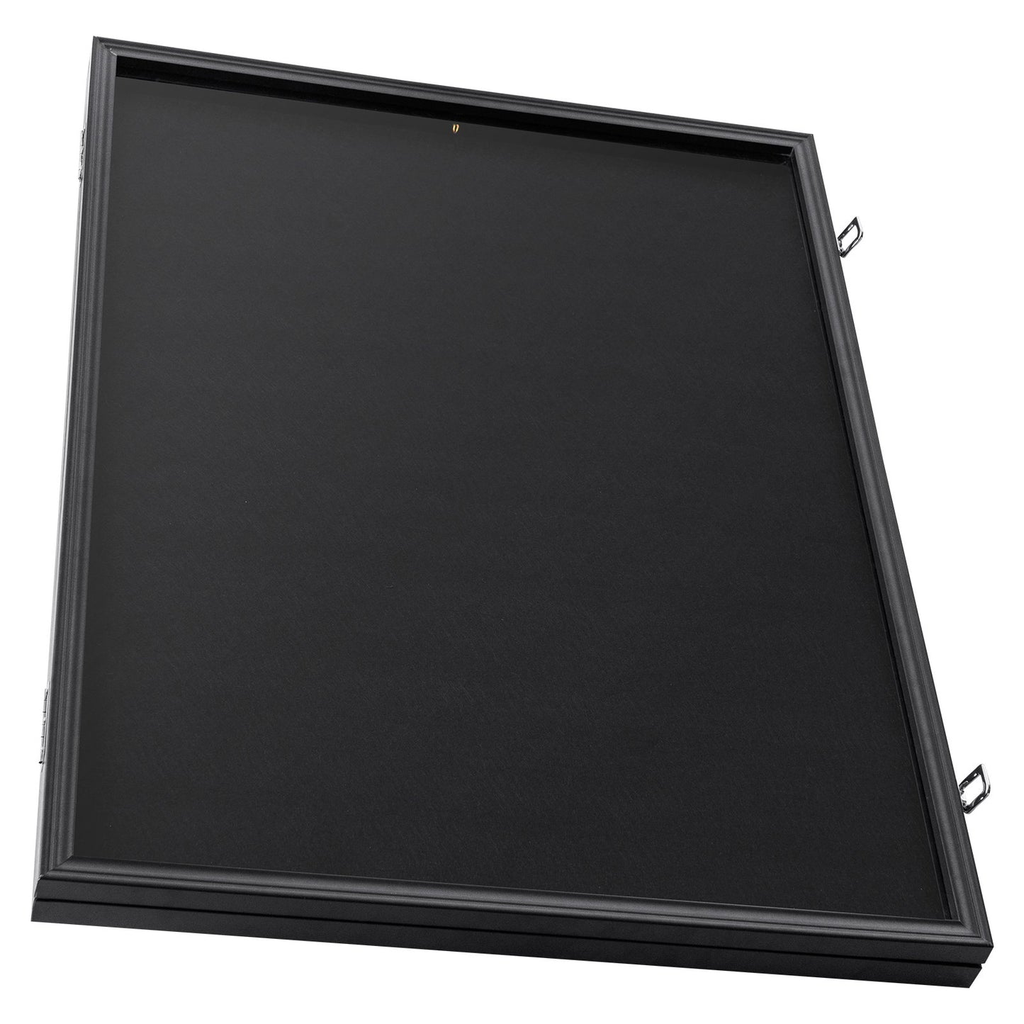 2PCs Jersey Display Ram Fodral, 23,3x31,2x1,5 tum, stor låsbar sporttröja skugglåda med 98 % UV-skydd PC-glas och galgar, för baseball-basketbollfotbollshockeytröja och uniform