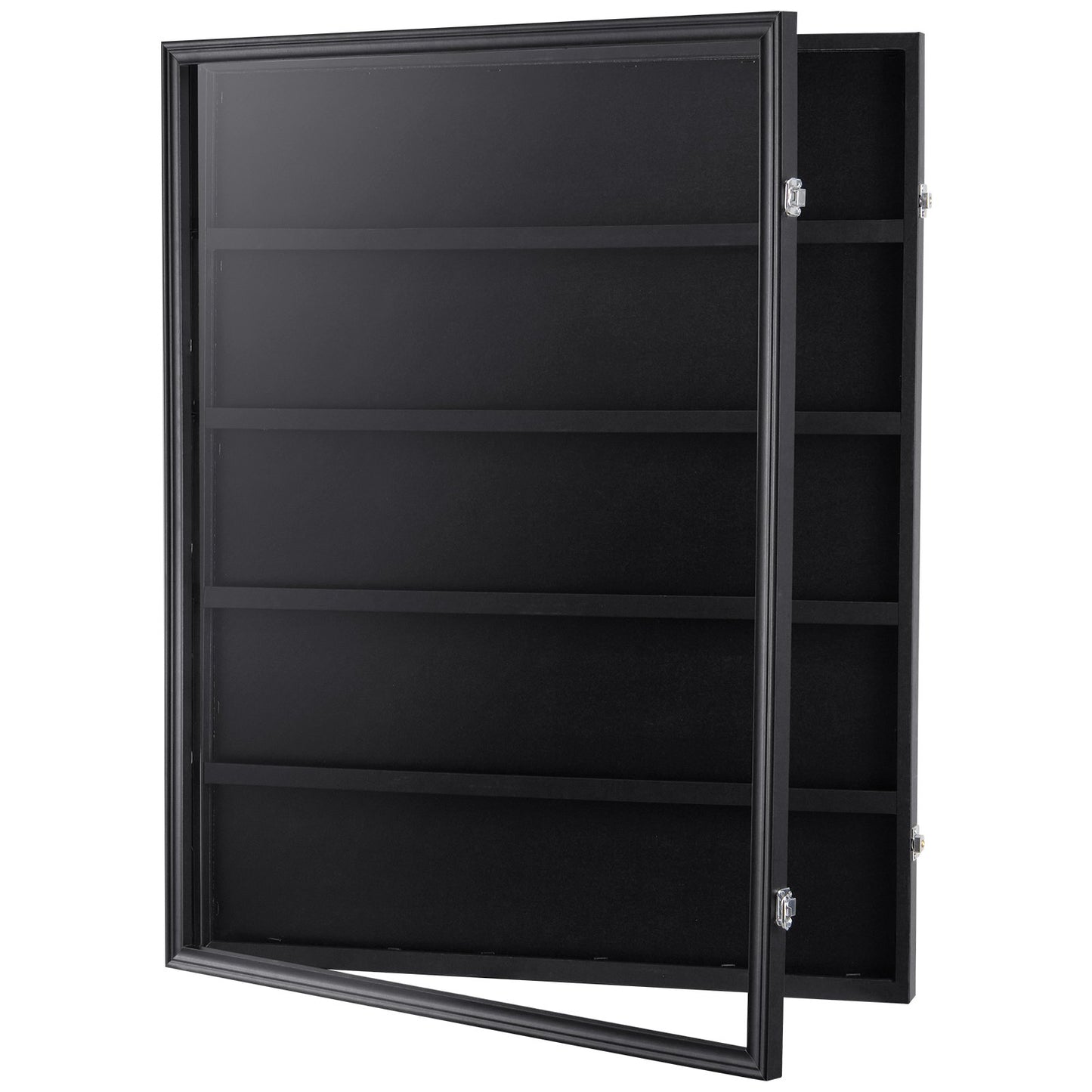 35 Graded Sport Card Display Case, 24,3x30,5x2,1 tum, Baseball Card Display Ram med 98 % UV-skydd Clear View PC-glas, Låsbart väggskåp för fotboll Basket Hockey Trading Card