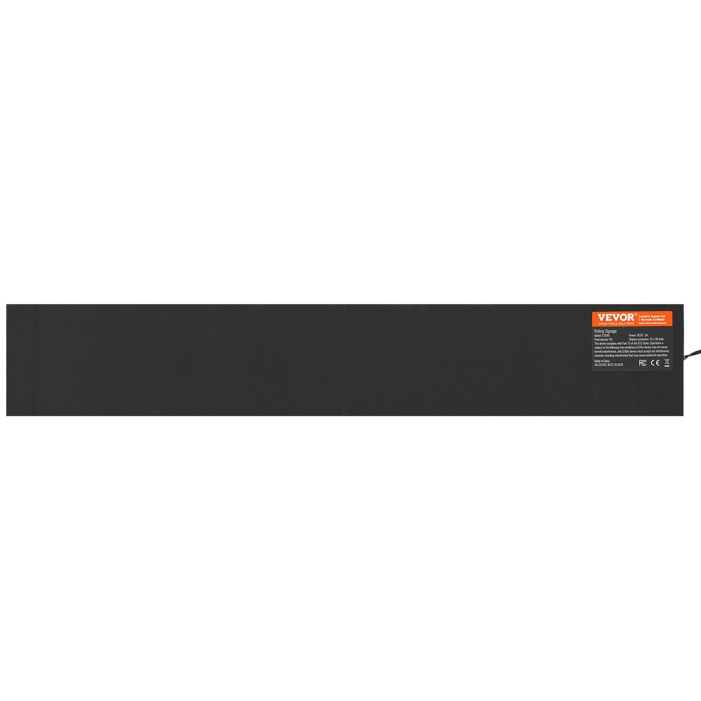 68x12cm Programmerbar LED-skylt Scrolling Display Board P6 Fullfärg