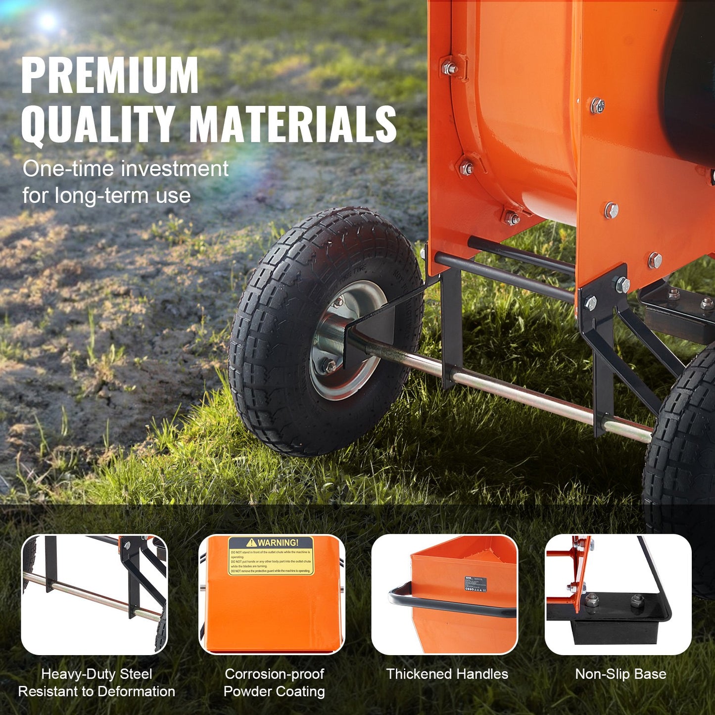 Flisklippare Mulcher 12 HP HeavyDuty gasdriven 6,7” 420cc 8,6kW