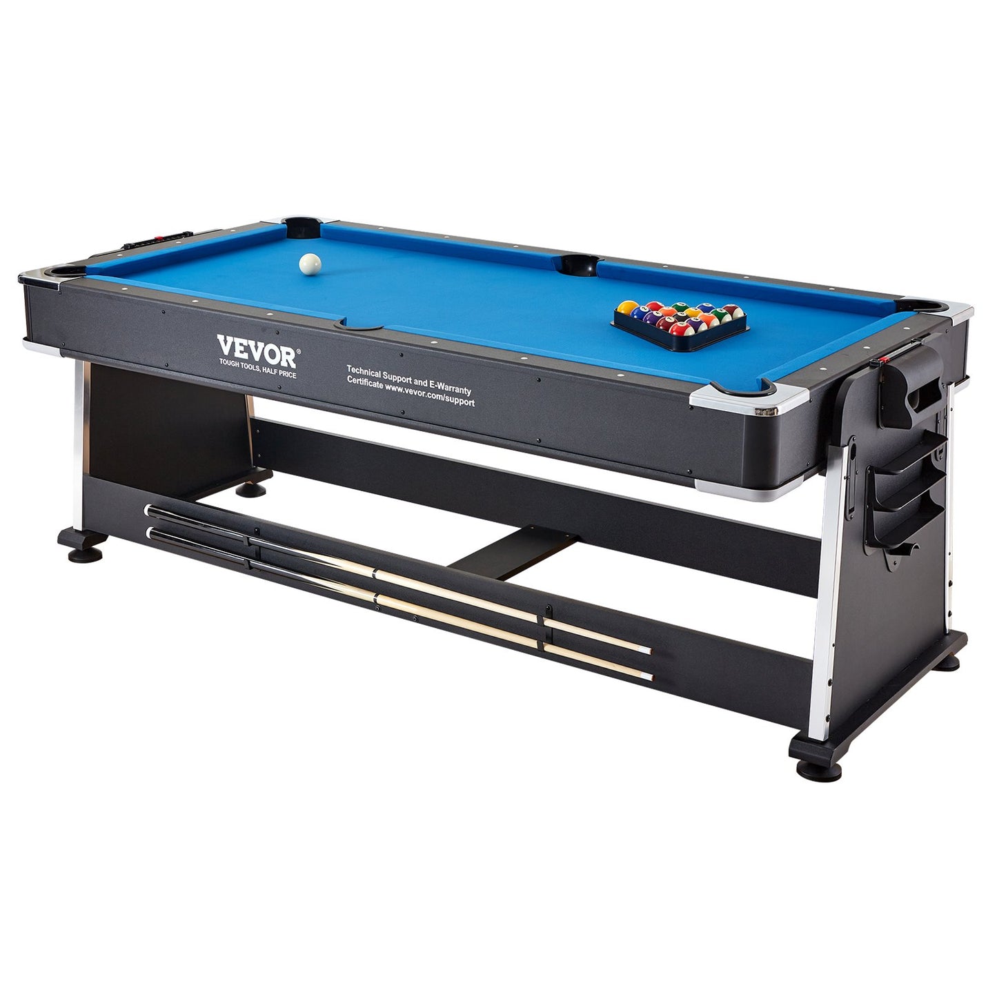 3-in-1 Rotating Swivel Multi Game Table Air Hockey Billiards Table Tennis