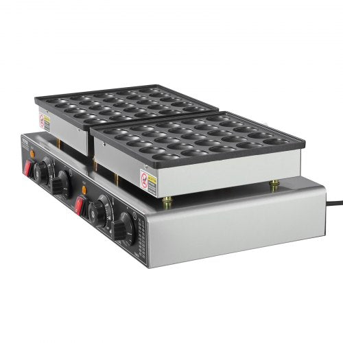 50 st Mini Holländsk Pannkaksjärn Kommersiell Dorayaki Bakare Non-stick 1800W