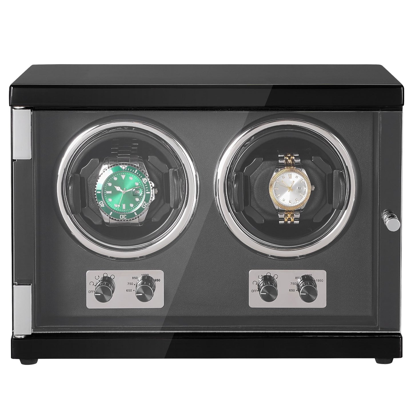 Watch Winder Dual Watch Winder för automatisk klocka med 2 Mabuchi-motorer