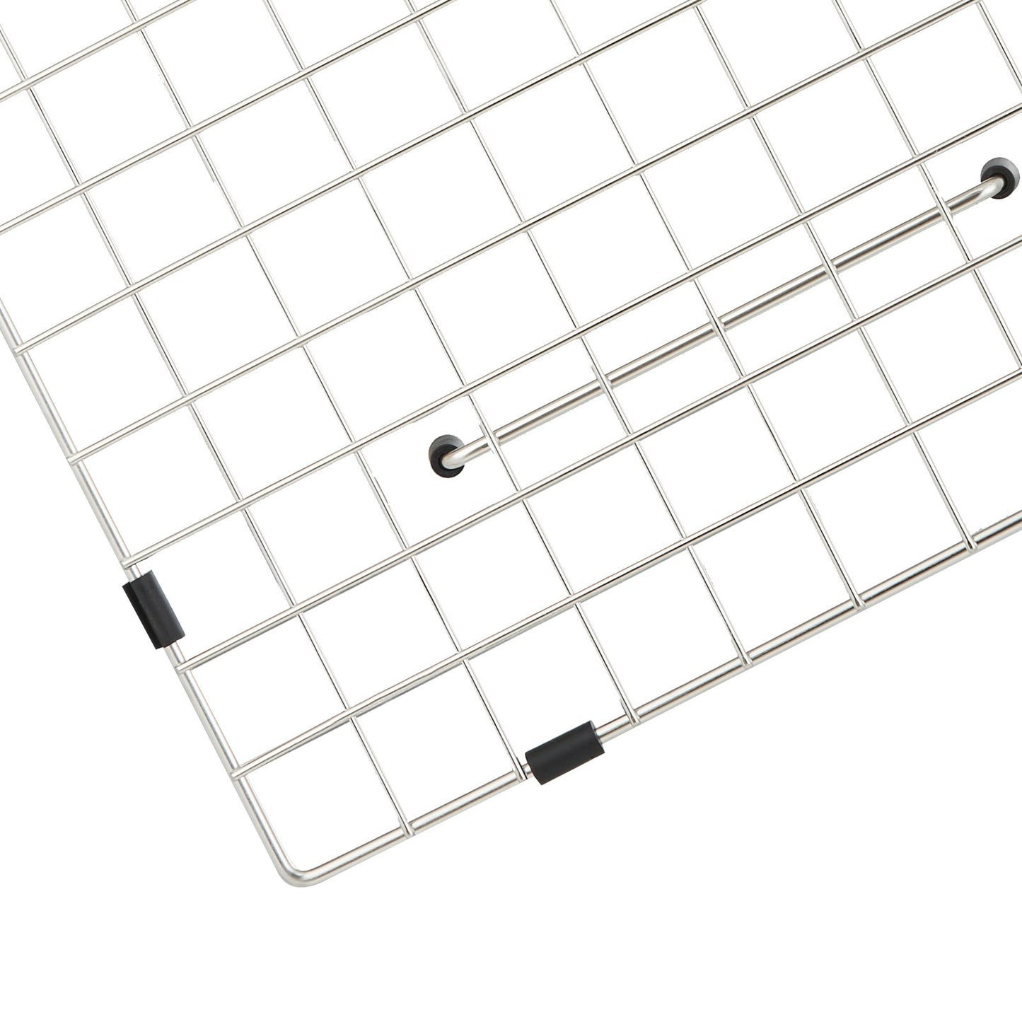 Diskbänksskyddsgaller, 28,5" x 15,6" diskbänksgaller i rostfritt stål, centrerade avloppsgaller med R20 hörnradie, stora diskbänksbottengaller, universell skålhylla Diskbänkstillbehör för diskbänk