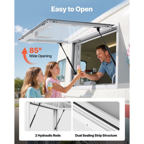 92x61 cm serving plate for food carts, awning
