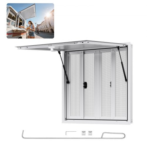 92x92 cm Serviersystem für Imbisswagen, Markise