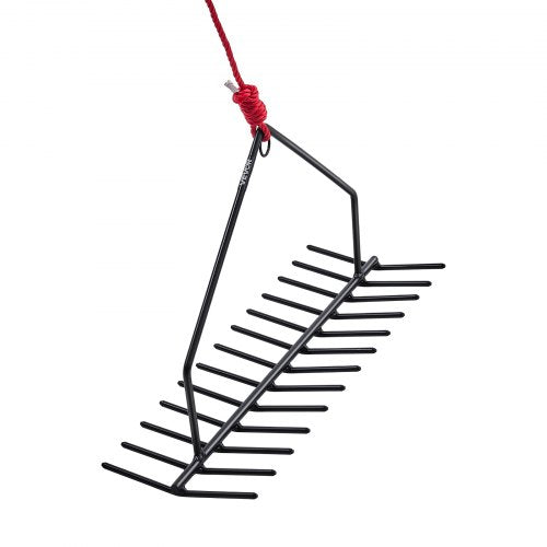 61x22,5 cm ogräskratta för damm, dubbelsidig ogräskratta för sjön, 9 meter rep | EU