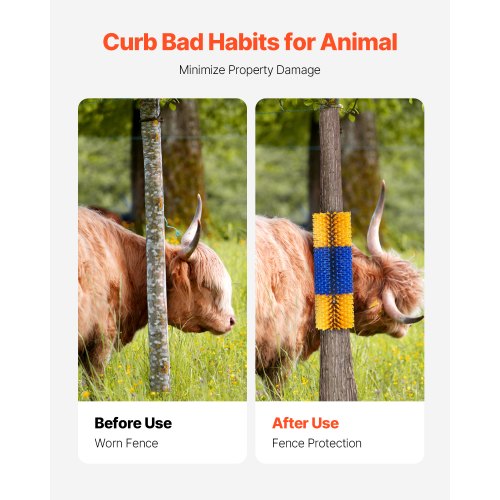 Livestock Scratching Brush 6st Itch Relief Horse Scratcher Brush 17,1 tum | EU