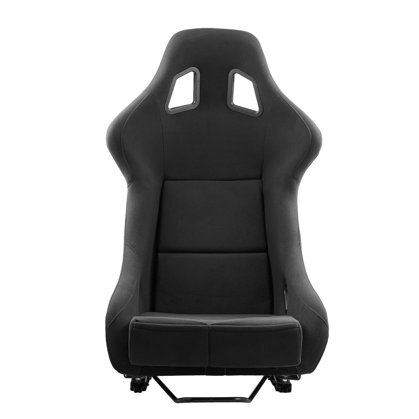 1 Set Racing Seat Integrated Racing Chair with Velour Fabric & Slider