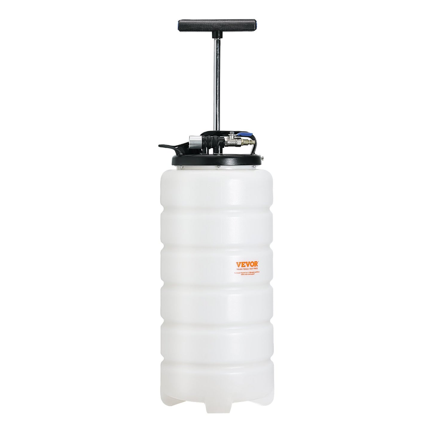 Vätskeutsug, 4 gallon (15 liter), pneumatisk/manuell oljebytare Vakuumvätskeutsug med oljesticka och sugslang, oljeutsugsbytespump för vakuumevakuering av fordonsvätskor