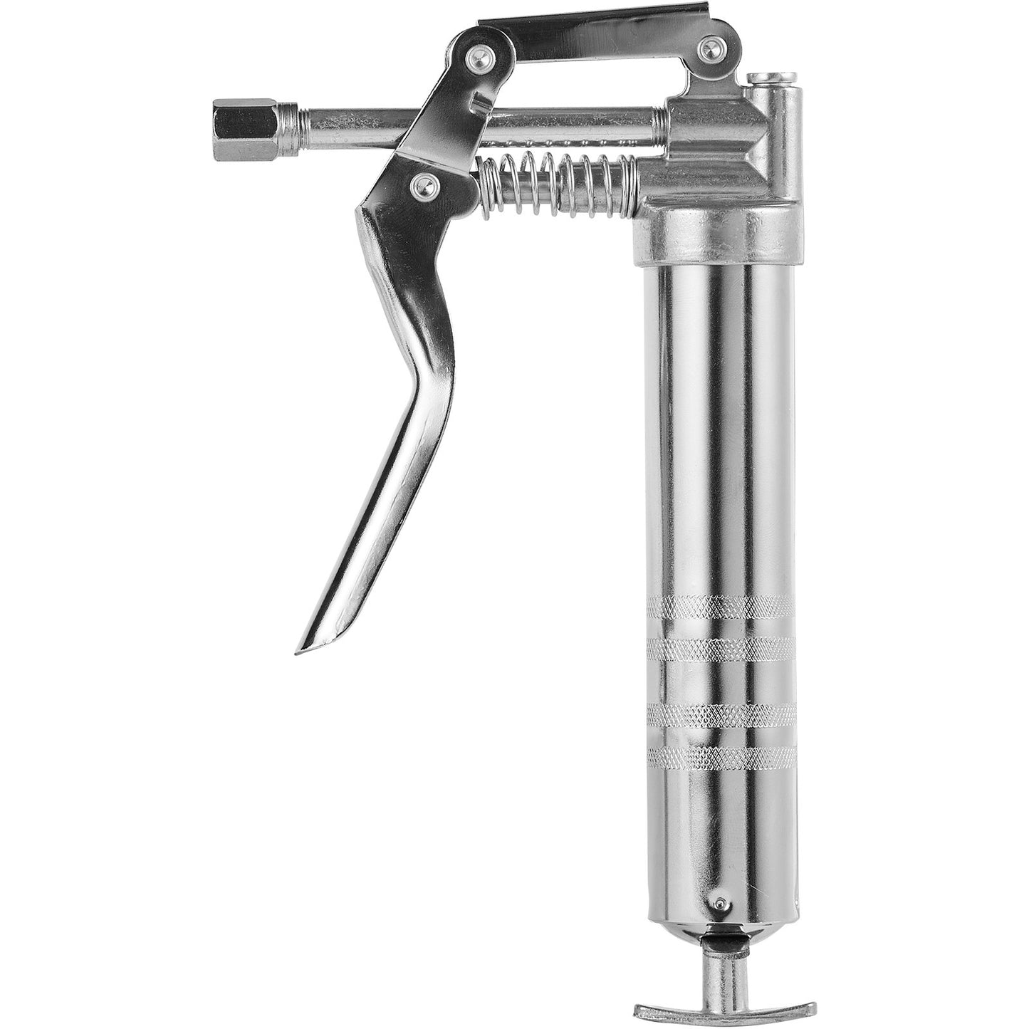 Pistol Grip Grease Gun, 3500 PSI, 4 OZ / 120 CC Kapacitet Heavy Duty Professional Grease Gun, med 11,65 tum flexibel slang 2 svarta platta kopplingar, 1 förstärkt munstycke och 2 styva metallrör