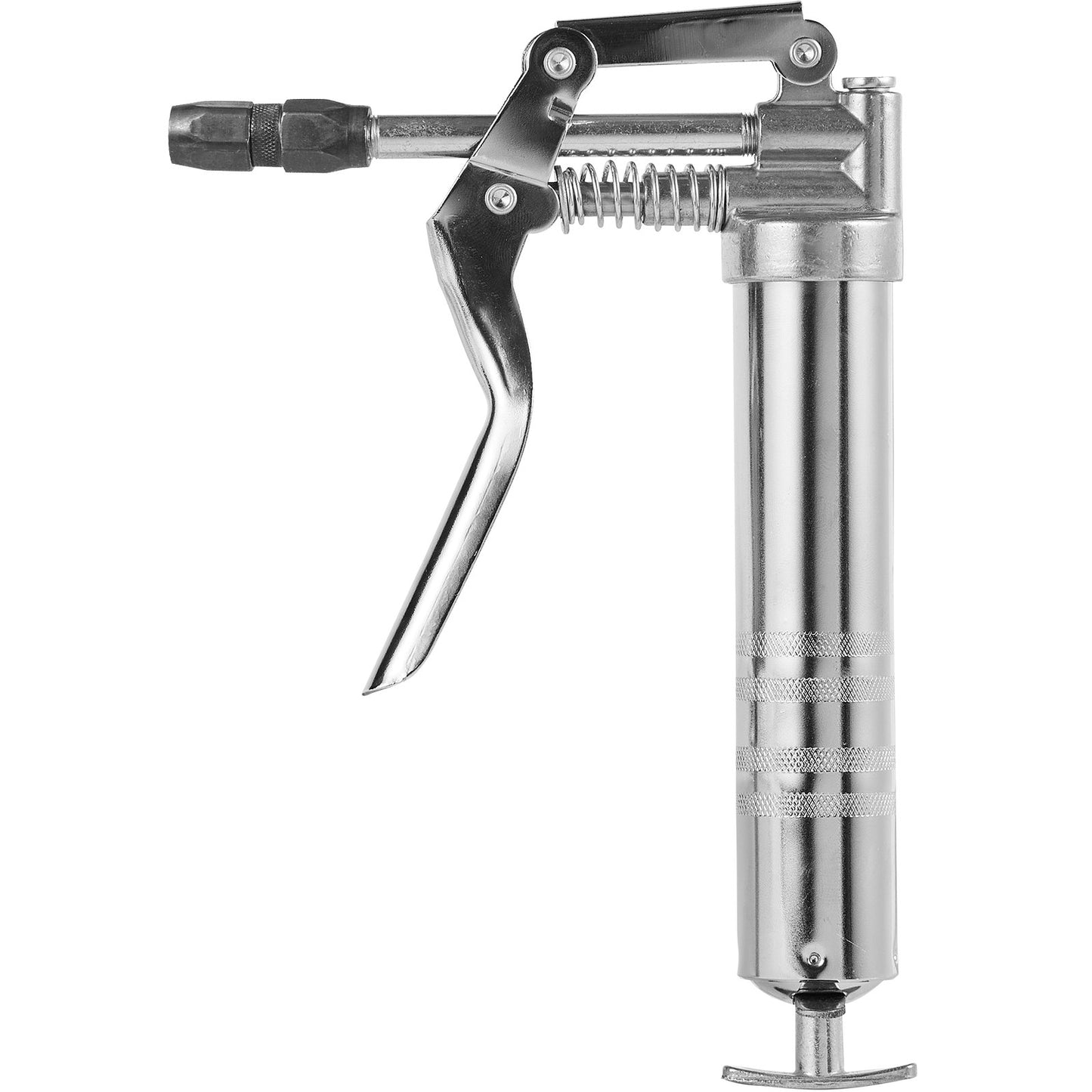 Pistol Grip Grease Gun, 3500 PSI, 4 OZ / 120 CC Kapacitet Heavy Duty Professional Grease Gun, med 11,65 tum flexibel slang 2 svarta platta kopplingar, 1 förstärkt munstycke och 2 styva metallrör