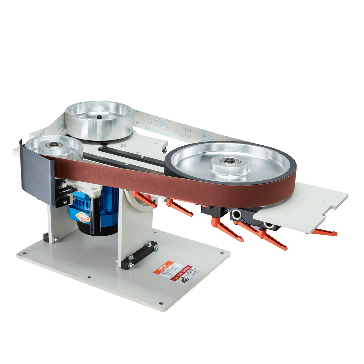 Bandslipmaskin 72 x 2-tums bandpolerare med VFD 3 slipformar