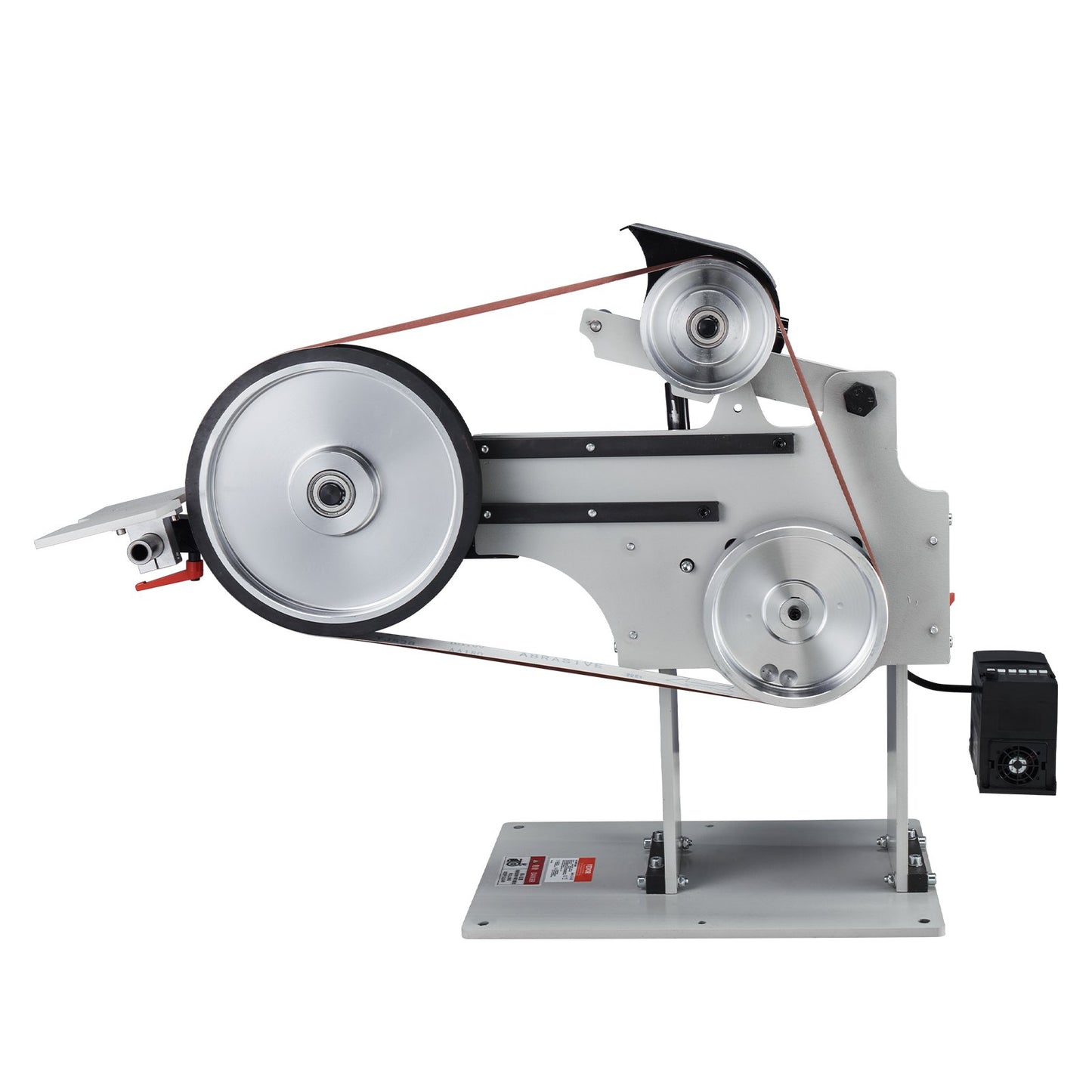 Bandslipmaskin 72 x 2-tums bandpolerare med VFD 3 slipformar