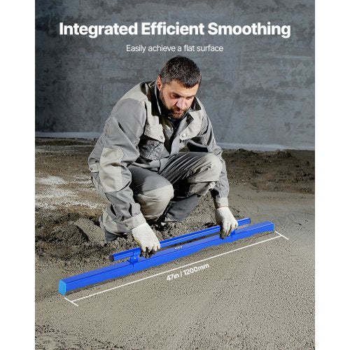 Concrete Screed 48 i betongavjämningsverktyg med avtagbar handtagsklämma | EU