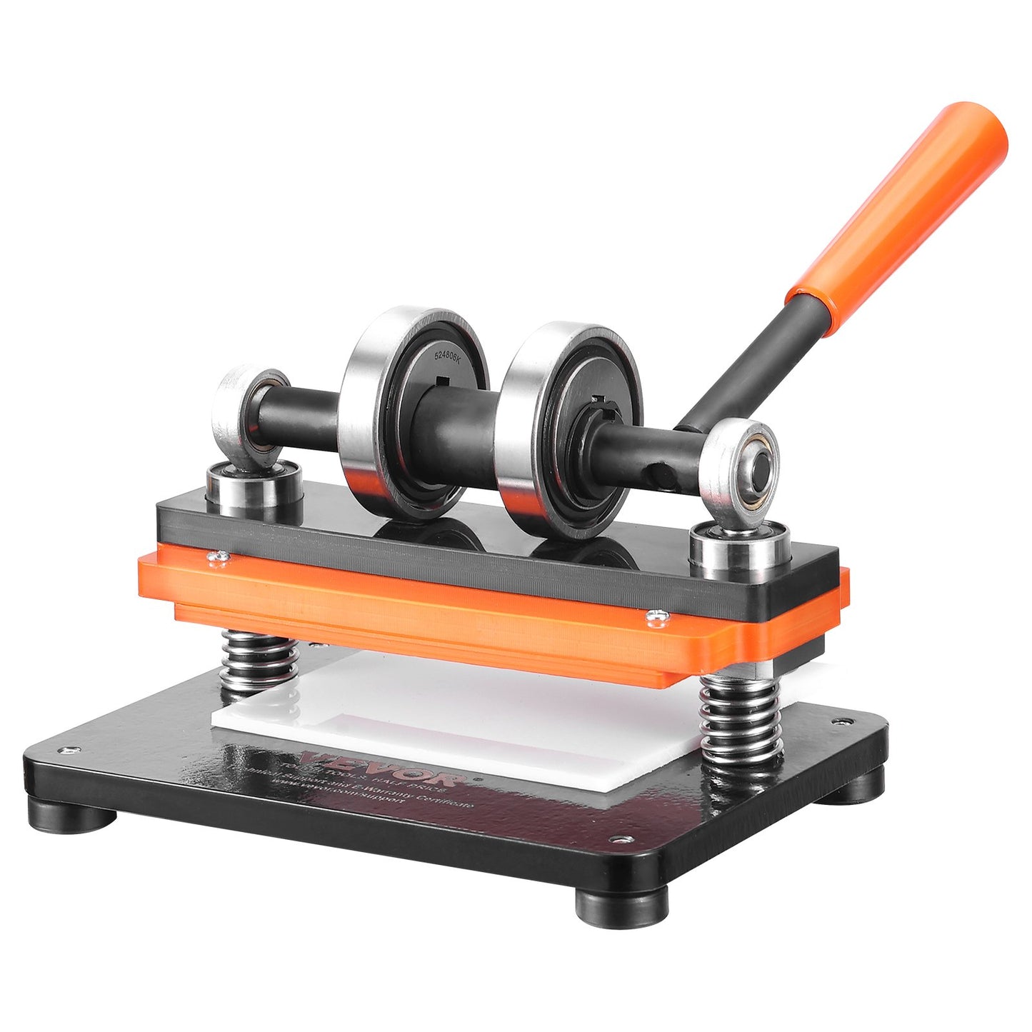Leather Cutting Machine, 7.1 x 3.9 Inch Embossing Plate Manual Puncher, 0.47 Inch Pressure Impact Leather Embossing Machine, Double Guide Shaft Punching Machine for Various Materials