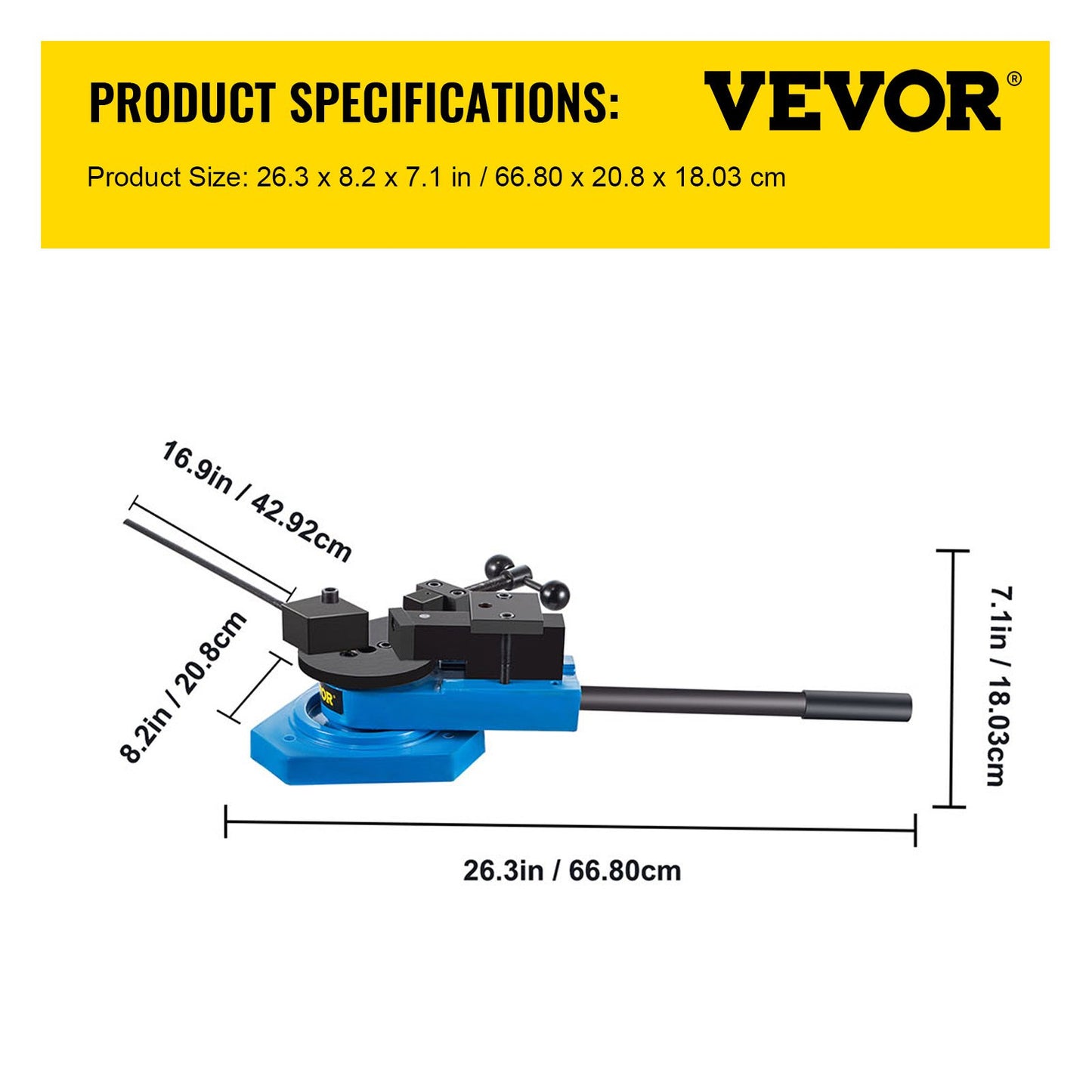 SBG-40 Metal Scroll Bender Höghärdat stål Scroll Bender Kombination av rullradie och vinkelböjning Universal Metal Rod Bender för stål Mässing Cooper Aluminium