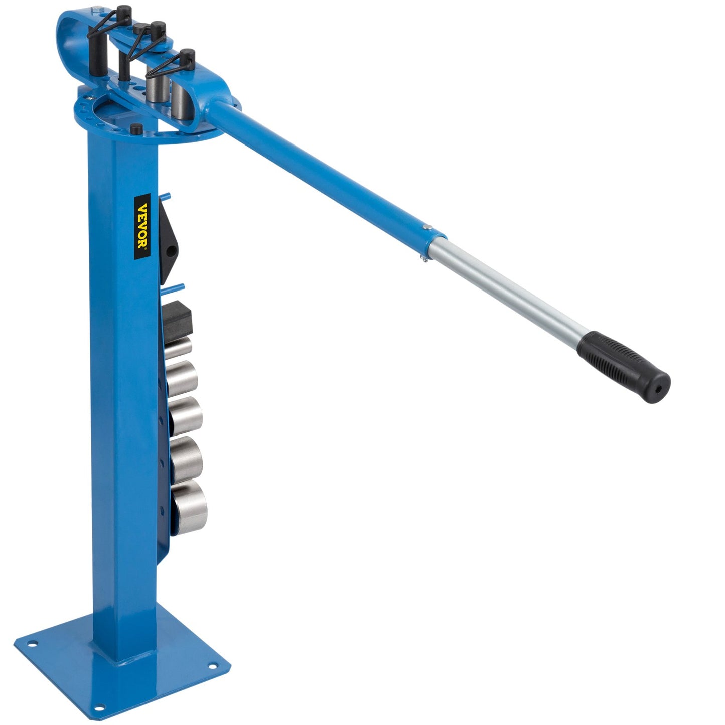 YP-38 Metal Bender 1"-3" Flat Bar Square Rod Böjning 7 Dies med golvstativ