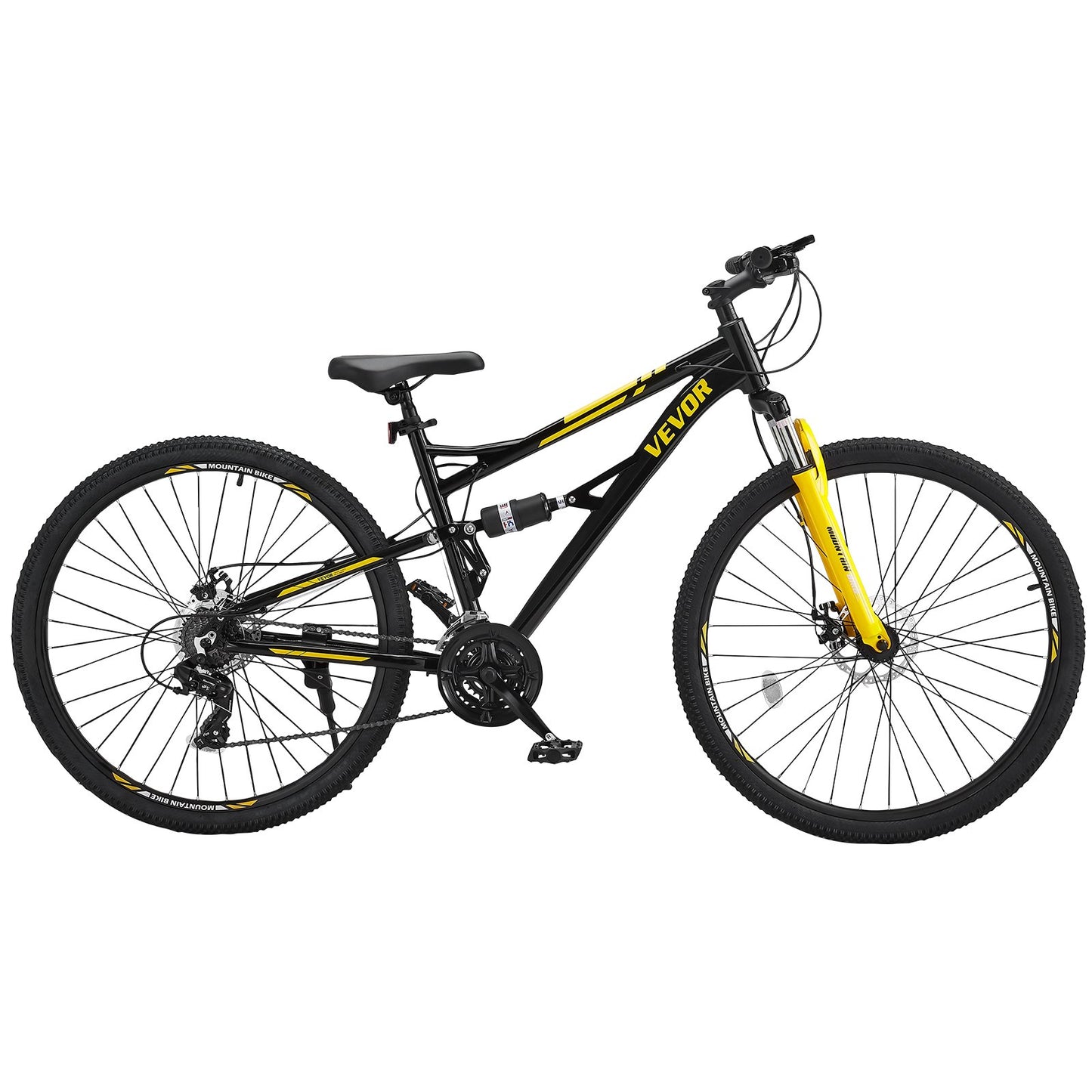 29" mountainbike MTB-cykel 24-växlad fullfjädring Dubbla skivbromsar