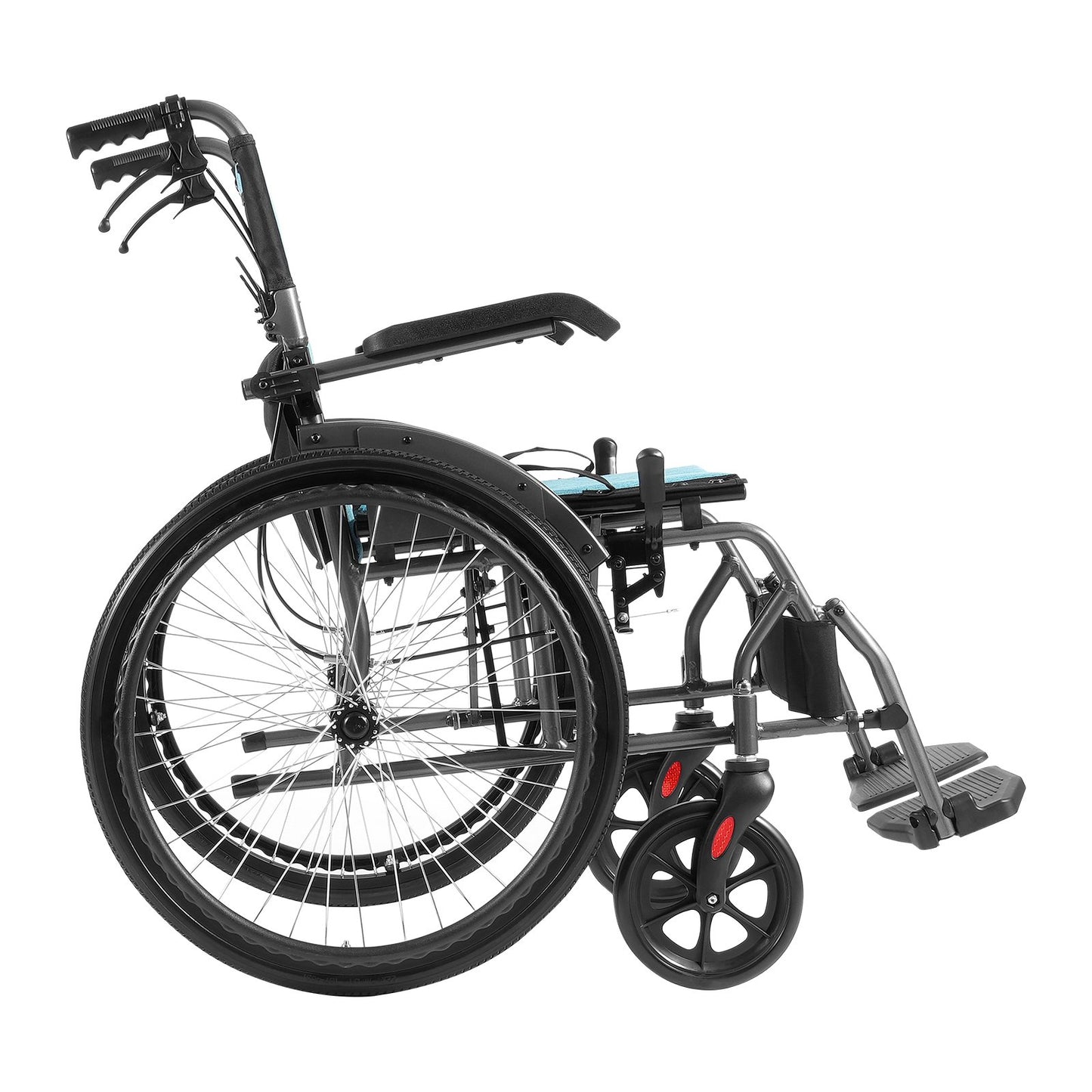 Rullstol aluminiumlegering Ultralätt 18-in bred sits 250lbs