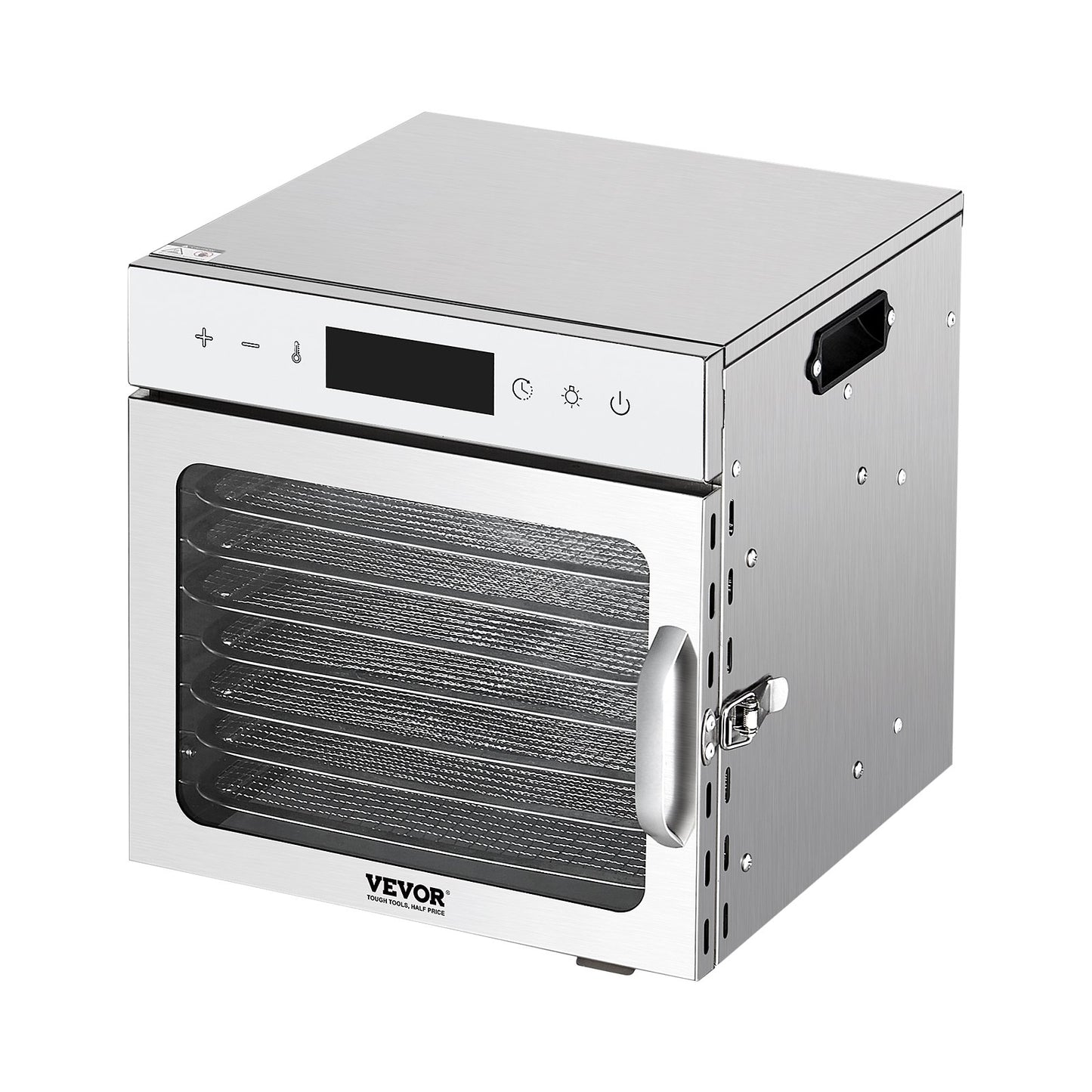 8 brickor mattorkarmaskin rostfritt stål 400W Jerky frukttorkning