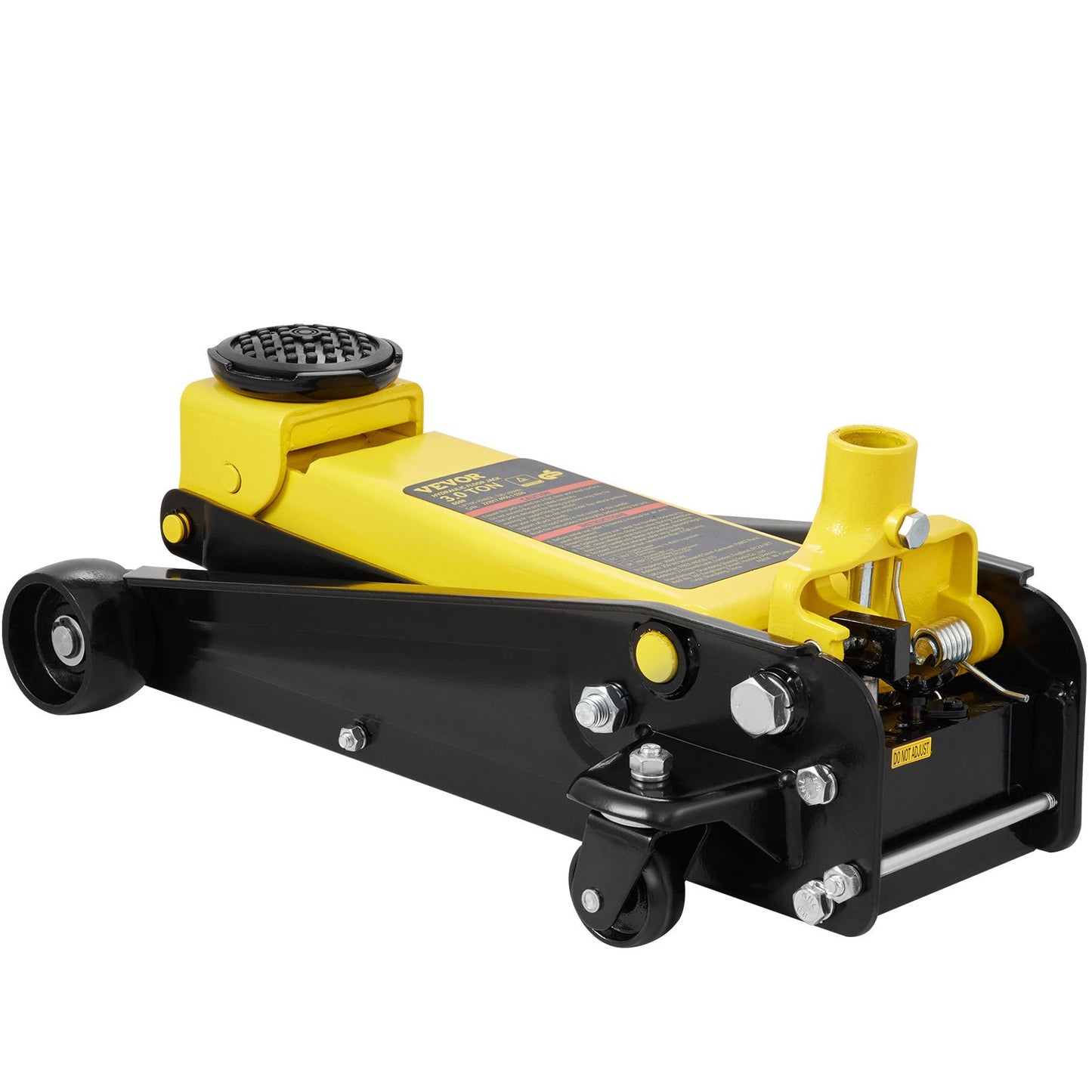 Low Profile Floor Jack 3 Ton Heavy Steel Single Kolv Hydraulpump