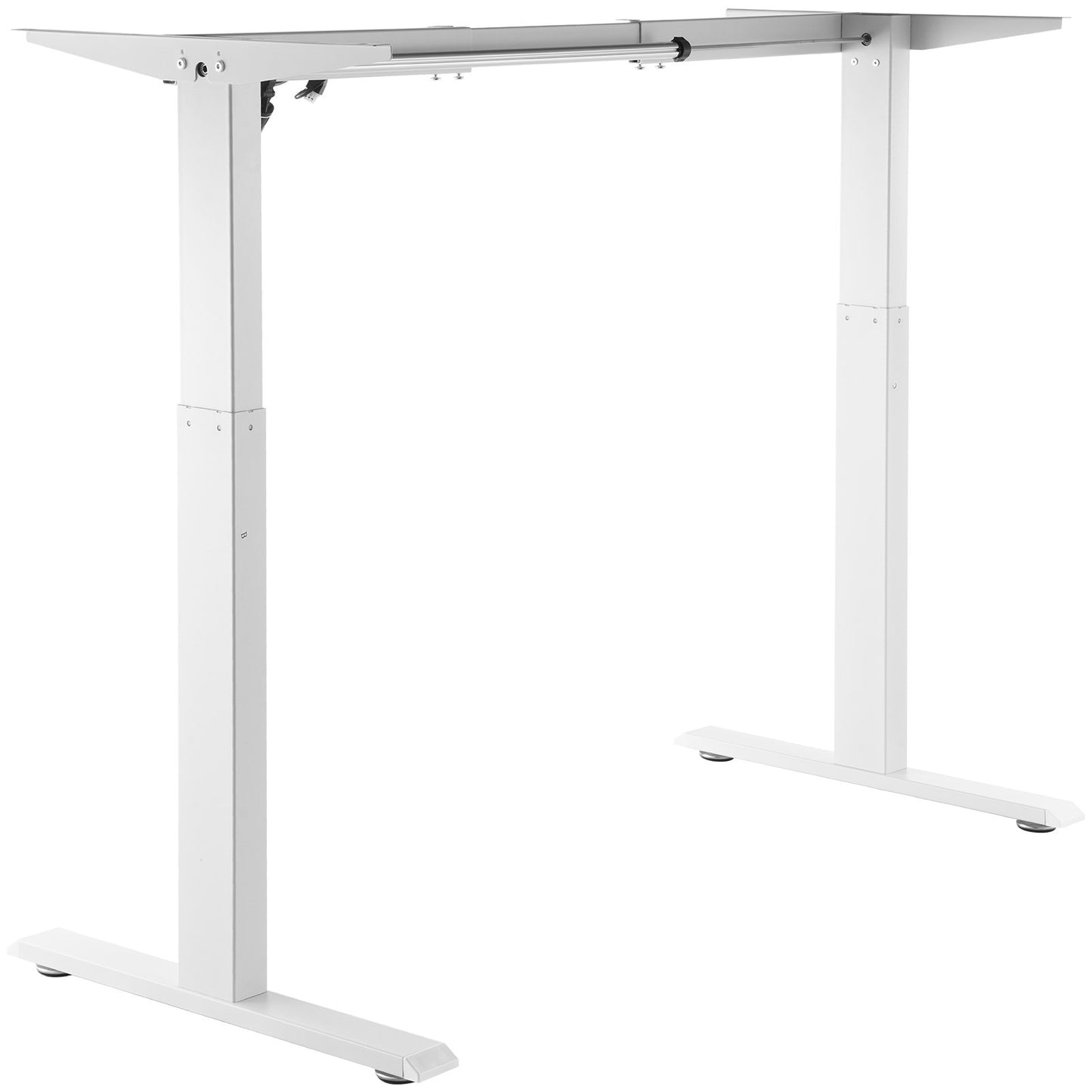 Elektrischer Stehpult-Stativ, verstellbar, 70 – 117 cm H, Arbeitsplatz, Weiß