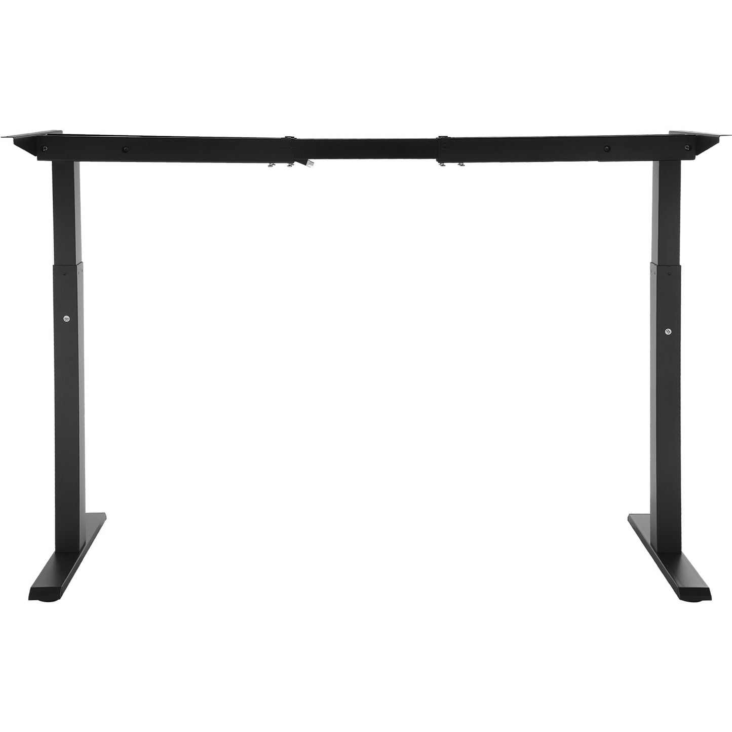 Elektrisk Ståbordsram Dubbelmotor Justerbar 70-117 cm H Svart